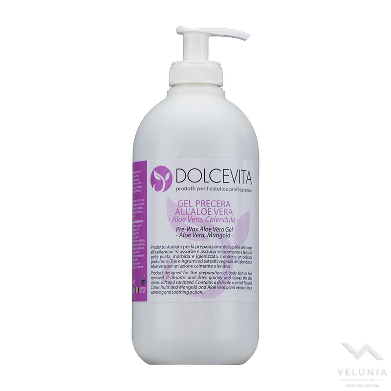 Gel Pre Depilazione Aloe Vera - DolceVita - Flacone 500 ml. 1