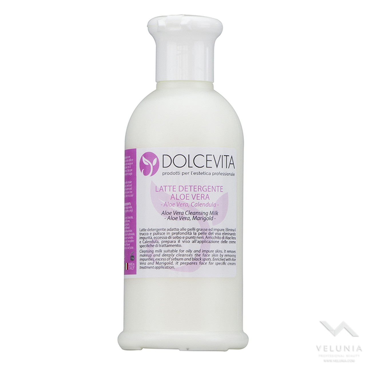 Latte Detergente Aloe Vera Pelle Grassa - DolceVita - Flacone 250 ml. 1