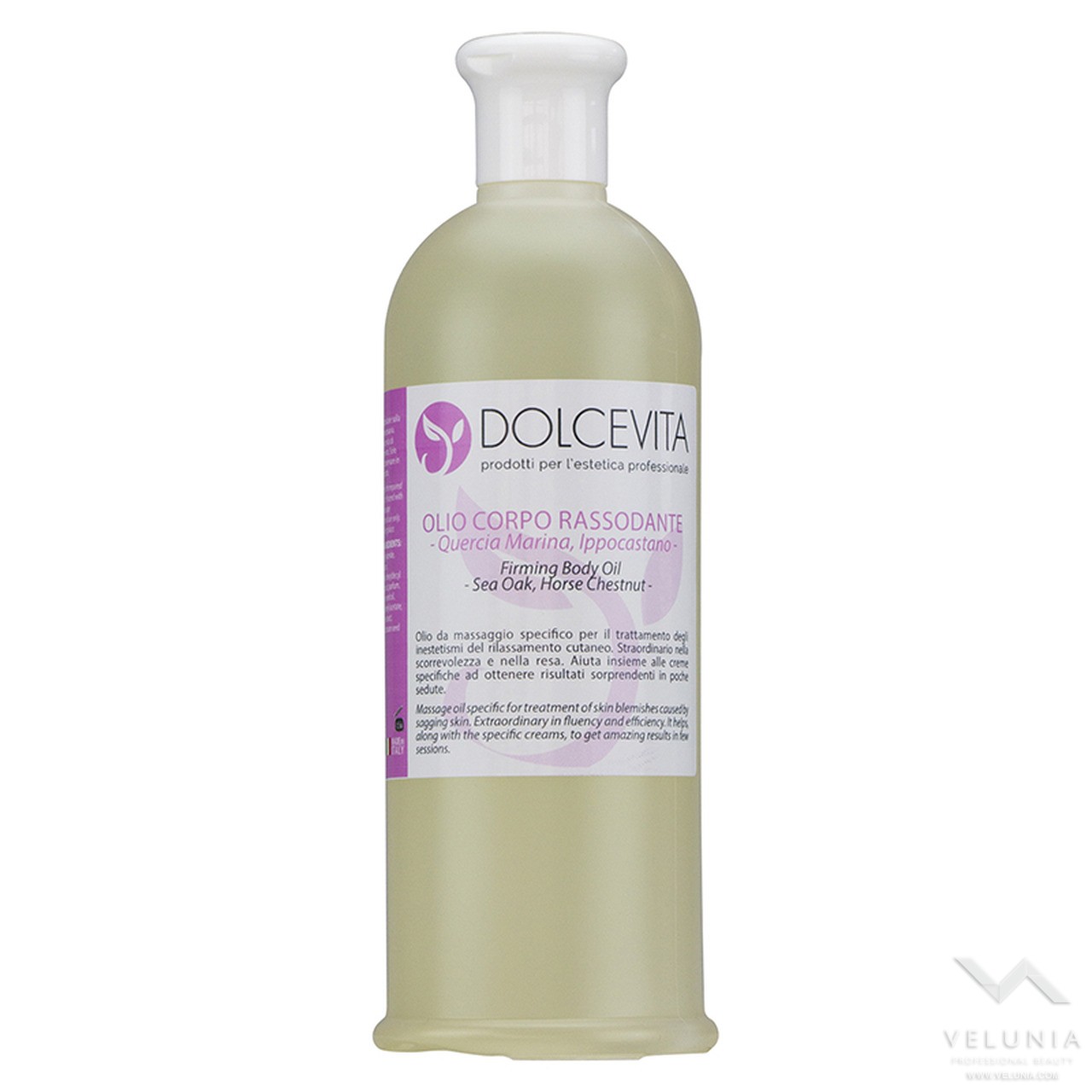 Olio Massaggio Corpo Rassodante (Quercia Marina - Ippocastano) - DolceVita - Flacone 500 ml. 1