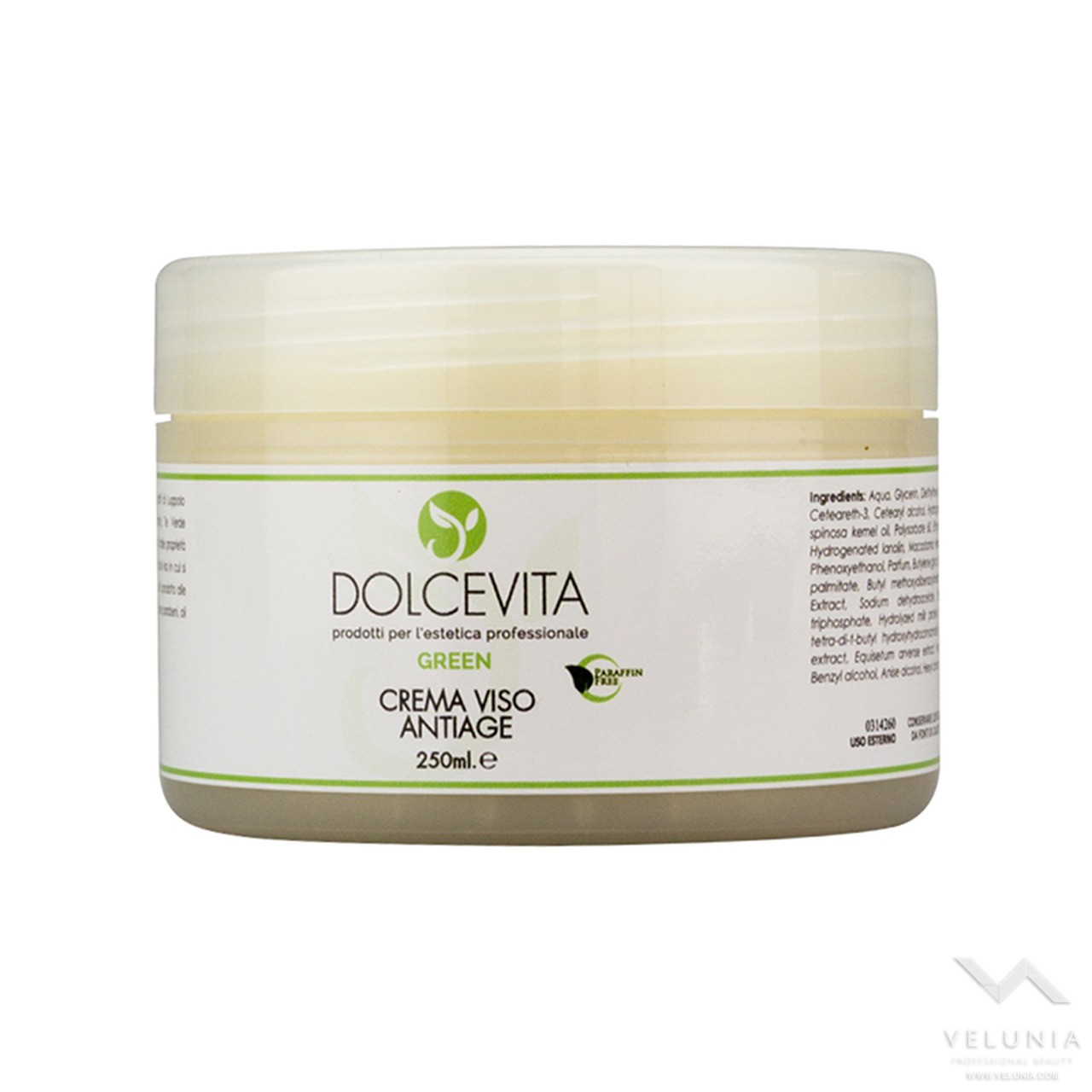 Crema Viso Antiage - Dolcevita Green - Vaso  250 ml 1