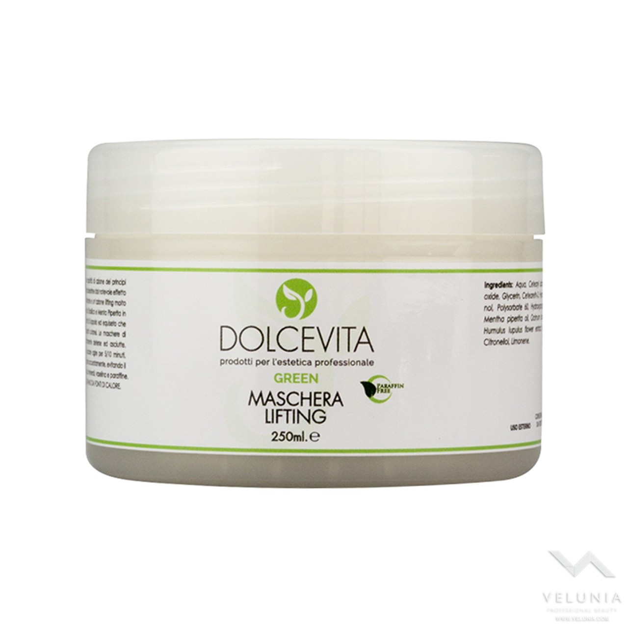 Maschera Viso Lifting - Dolcevita Green - Vaso 250 ml 1