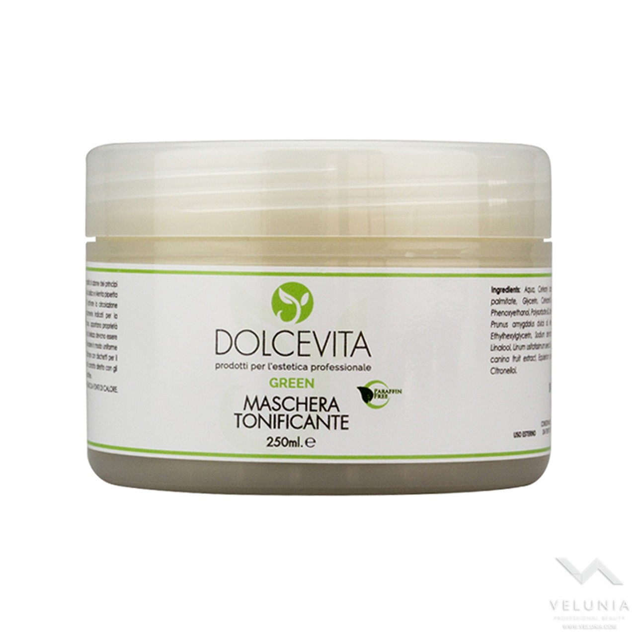 Maschera Viso Tonificante - Dolcevita Green - Vaso 250 ml 1