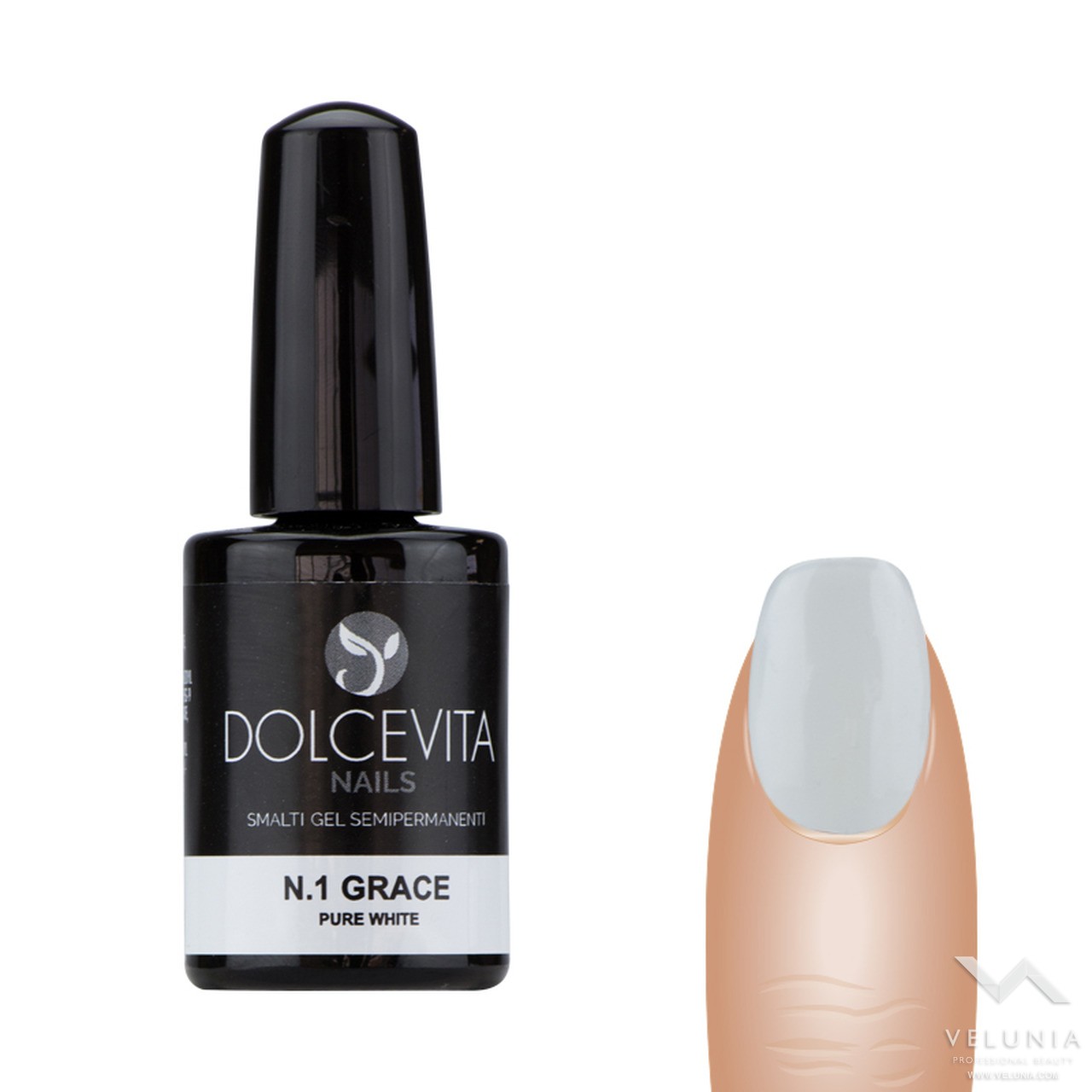 Smalto Semipermanente (Smalto Gel) 01 Grace - Pure White 1