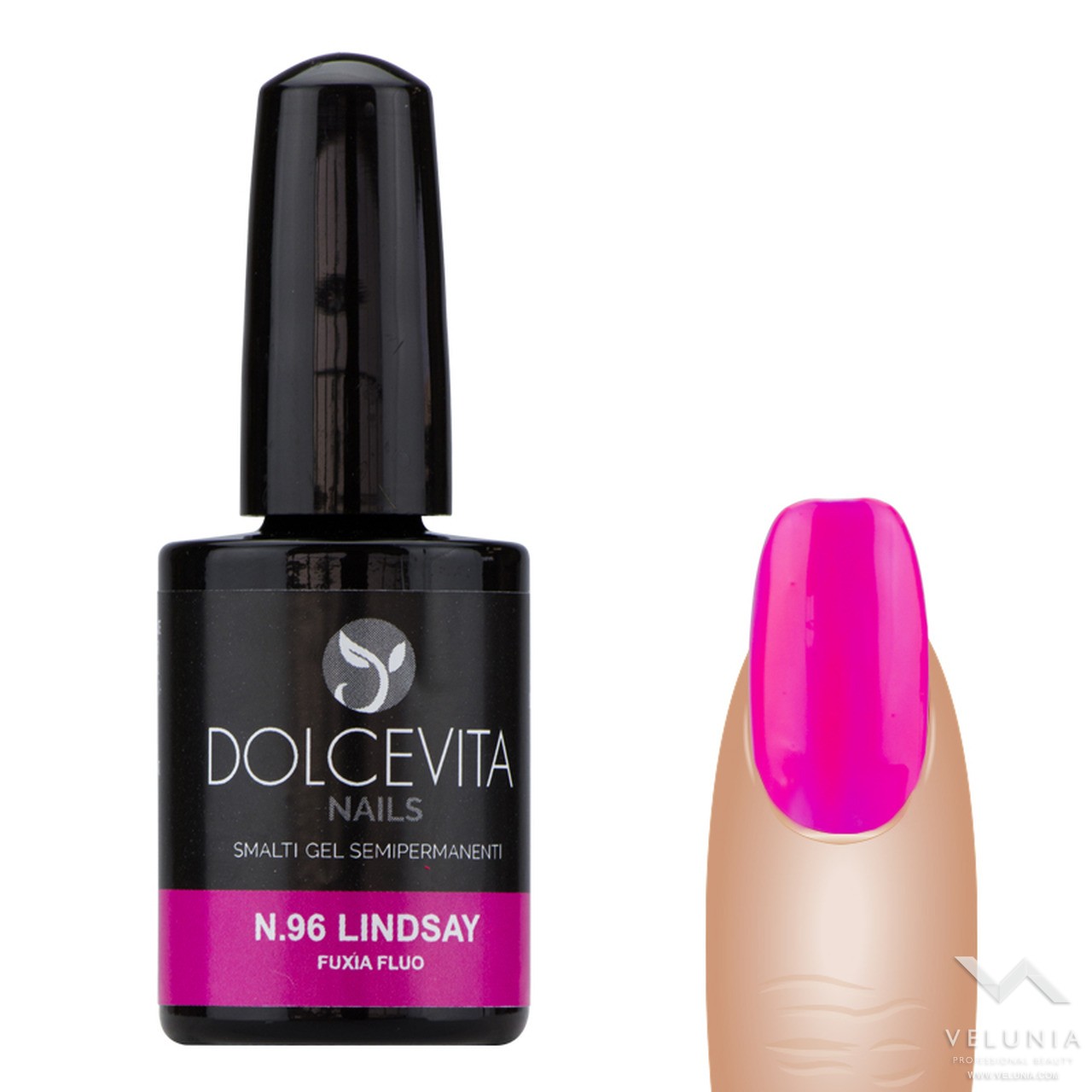 Smalto Semipermanente (Smalto Gel) 96 Lindsay - Fuxia FLUO 1