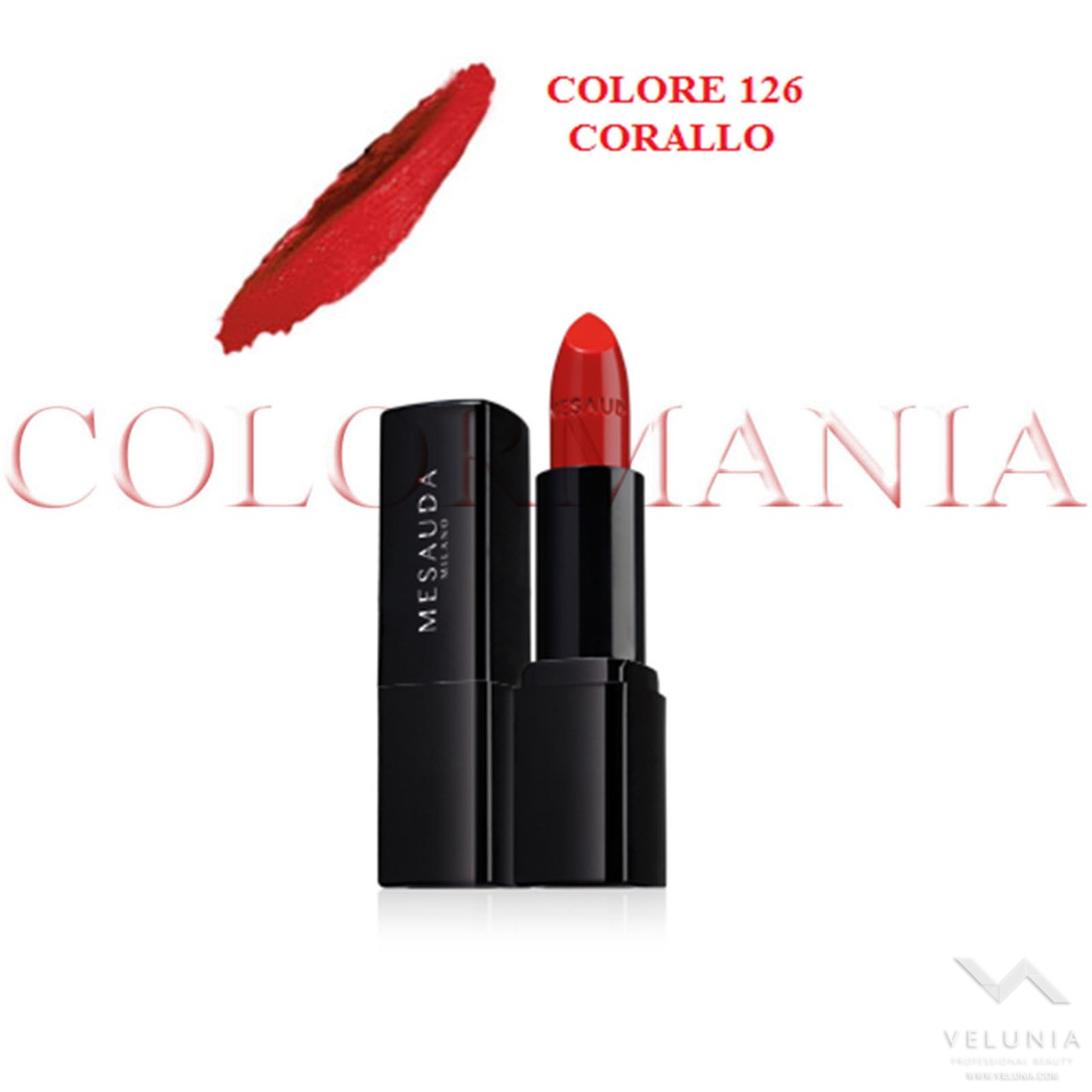 MESAUDA BACKSTAGE ROSSETTO LUCIDO BRILLANTE LUMINOSO  PROFESSIONALE COLORE 126 CORALLO 1