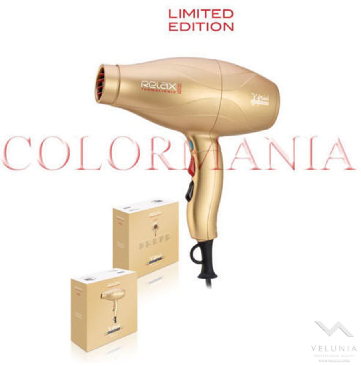 GAMMAPIU' RELAX GOLD PHON ASCIUGACAPELLI PROFESSIONALE SILENZIOSO PARRUCCHIERE 1