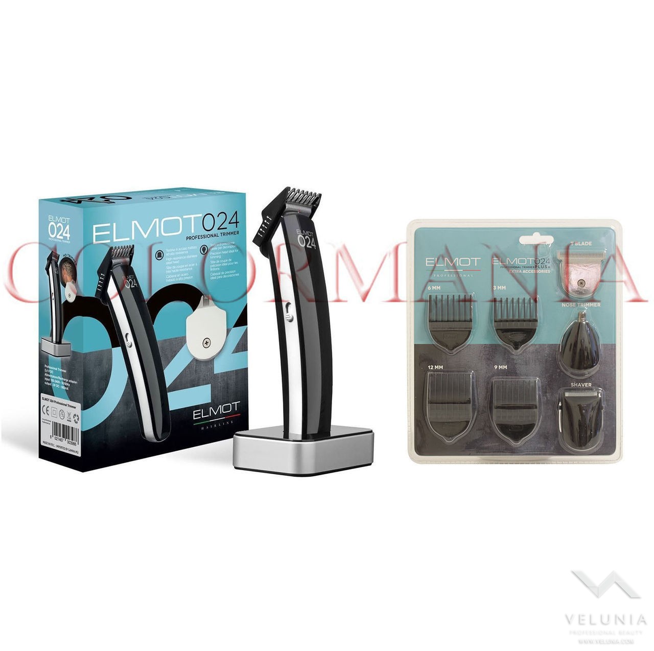GAMMAPIU' TAGLIACAPELLI TOSATRICE ELMOT 024 + KIT ACCESSORI TRIMMER REGOLABARBA 1