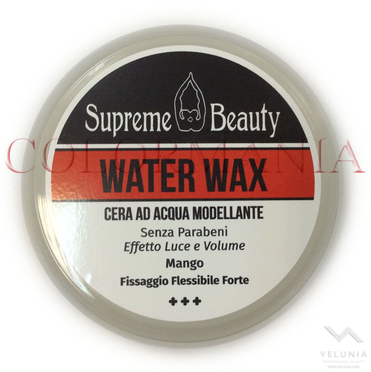 SUPREME BEAUTY WATER WAX CERA CAPELLI PROFESSIONALE FORTE SENZA PARABENI MANGO 1