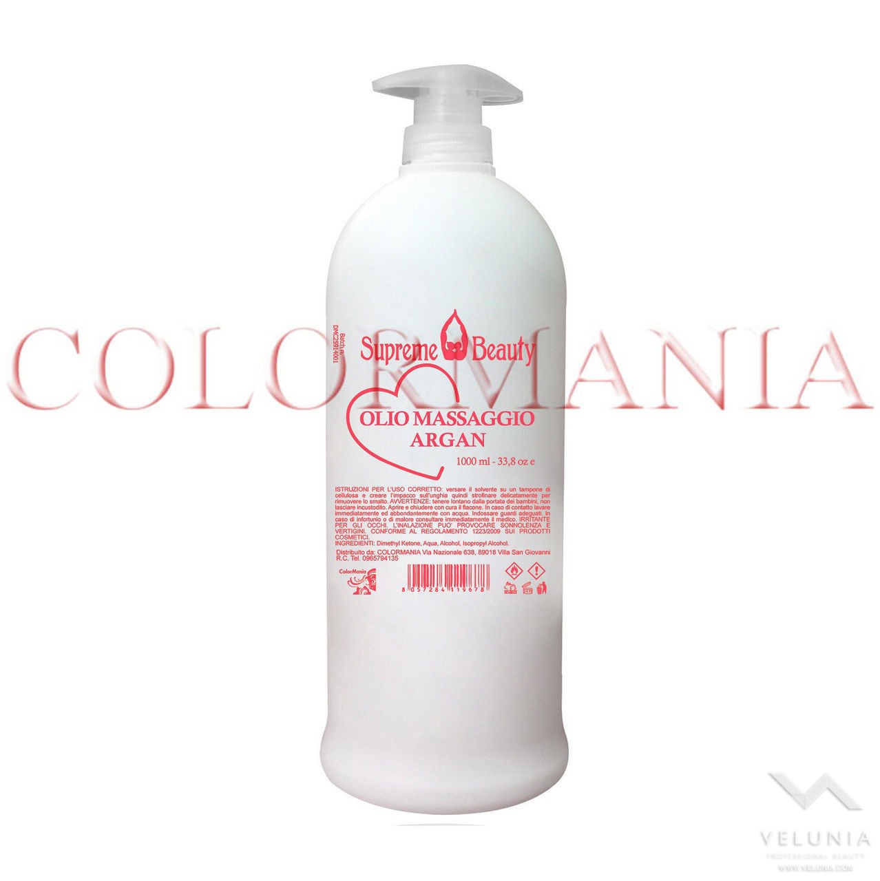 SUPREME BEAUTY OLIO DA MASSAGGIO ALLA CANFORA E ARGAN PROFESSIONALE ESTETISTA 1