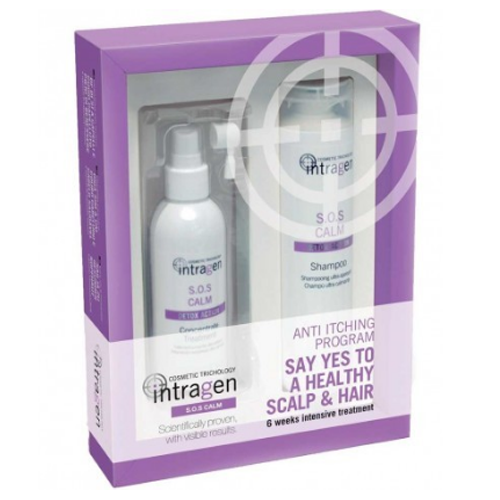 INTRAGEN SOS Calm Shampoo 250ml + Concentrate Treatment 125ml 1