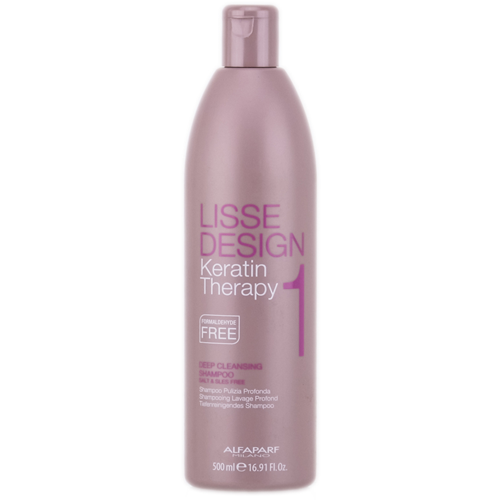 ALFAPARF MILANO Lisse Design Keratin Therapy Deep Cleansing Shampoo 500ml 1