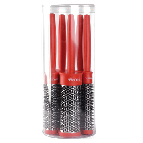 BiFULL 5 Spazzole Termiche Rosse (&Oslash; 17-23-28-32-43) 1