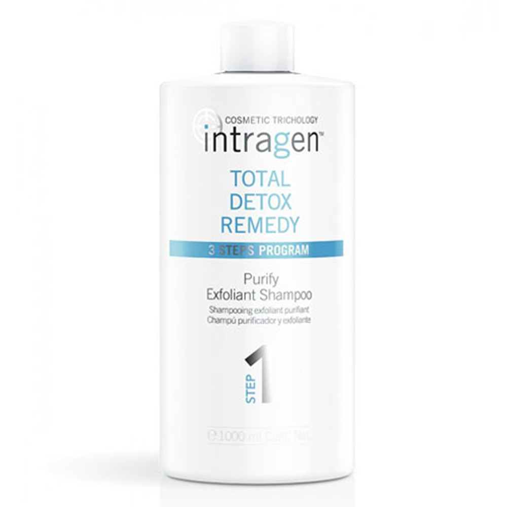 INTRAGEN Total Detox Remedy Purity Exfoliant Shampoo 1000ml 1