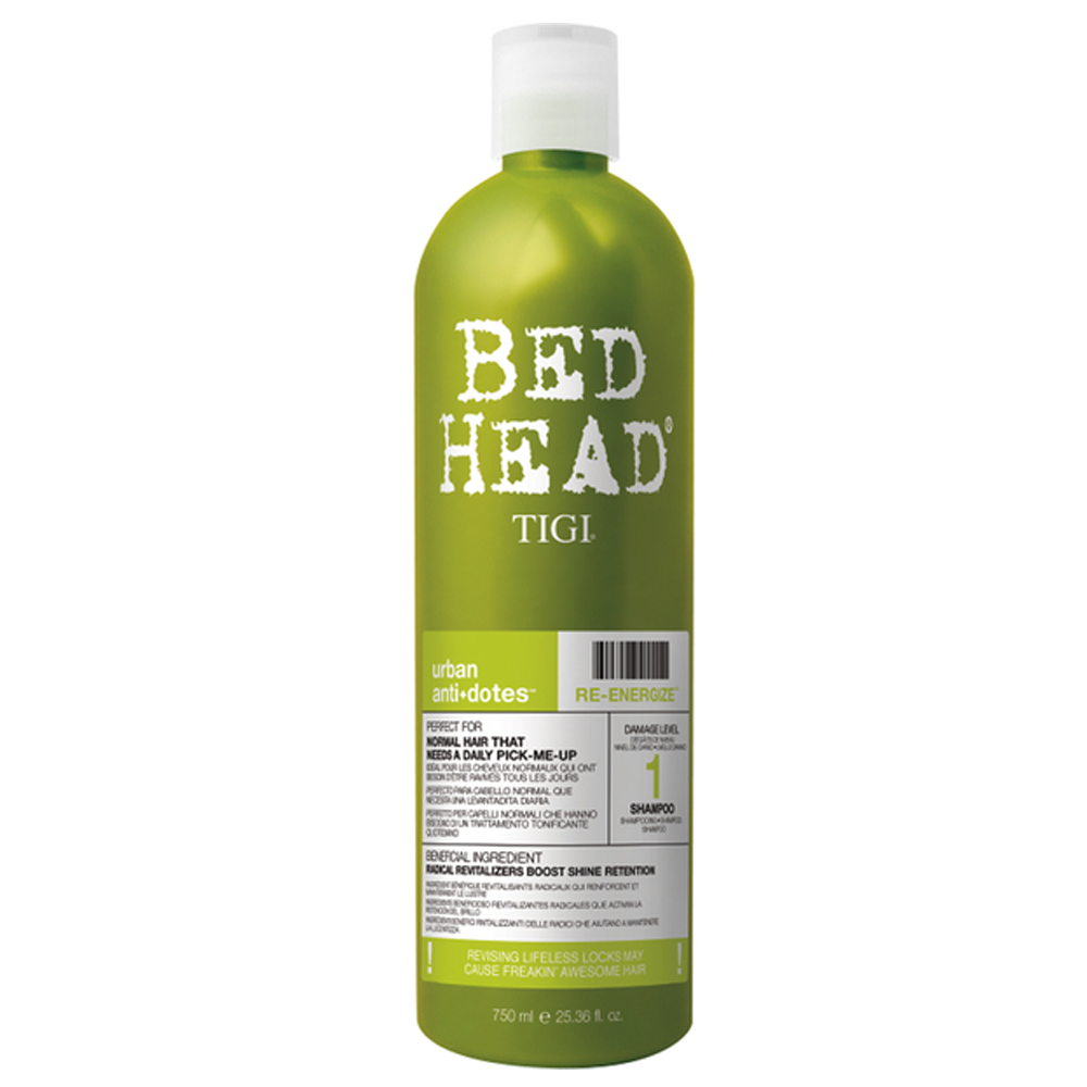 TIGI Bed Head Re-Energize Shampoo 750ml 1