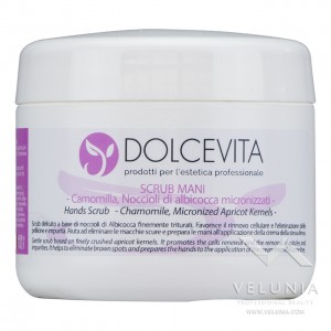 Scrub Mani alla Camomilla con Noccioli di Albicocca Micronizzati - DolceVita -  Vaso 250 ml 1