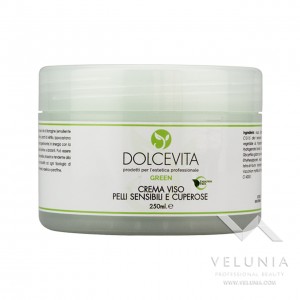 Crema Viso Lenitiva (pelle sensibile) - Dolcevita Green - Vaso  250 ml 1