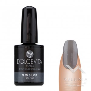 Smalto Semipermanente (Smalto Gel) 59 Silvia - Gris FumÃ© 1