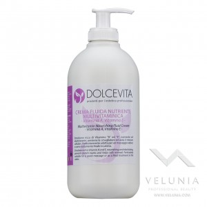 Crema Fluida Idratante Multivitamine (Vitamina E - Vitamina A) - DolceVita - Vaso 500 ml. 1