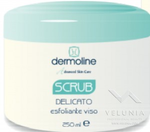 scrub delicato esfoliante viso 250ml a solo uso professionale