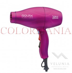 GAMMAPIU' RELAX SILENT LIGHT ASCIUGACAPELLI PROFESSIONALE PARRUCCHIERE FUCSIA 1