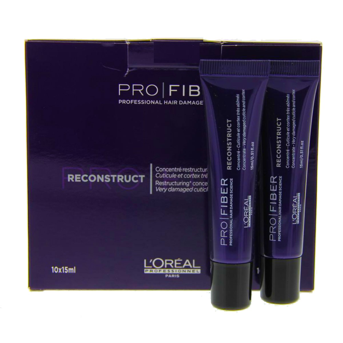 L'OREAL Pro Fiber Reconstruct Shampoo Concentrato Monodose 10 x 15ml