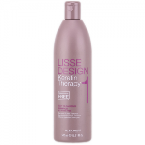 ALFAPARF MILANO Lisse Design Keratin Therapy Deep Cleansing Shampoo 500ml