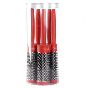 BiFULL 5 Spazzole Termiche Rosse (&Oslash; 17-23-28-32-43)