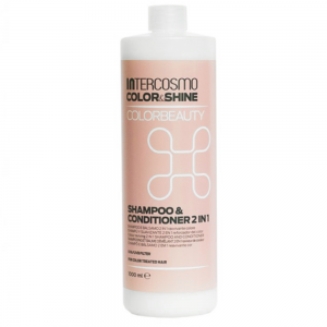 INTERCOSMO Color & Shine Colorbeauty Shampoo & Conditioner 2 in 1 1000ml