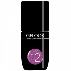 GELOOK Smalto Semipermanente 15ml GLITTER FUCSIA n° 12