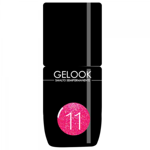 GELOOK Smalto Semipermanente 15ml GLITTER ROSA n° 11