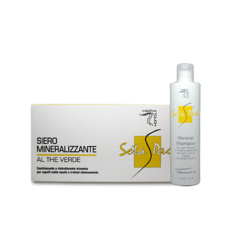 Seta Pack Fiale Mineralizzanti al The Verde 12pz+Shampoo 250ml