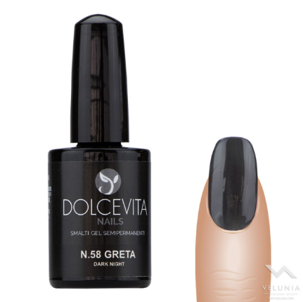 Smalto Semipermanente (Smalto Gel) 58 Greta - Dark Night 1
