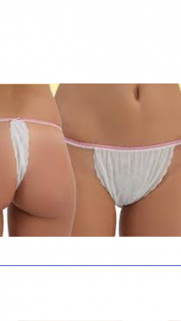 Tanga donna in tnt imbustati singolarmente - 100 pezzi