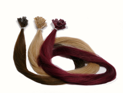 extension capelli naturali  colore Wine Red